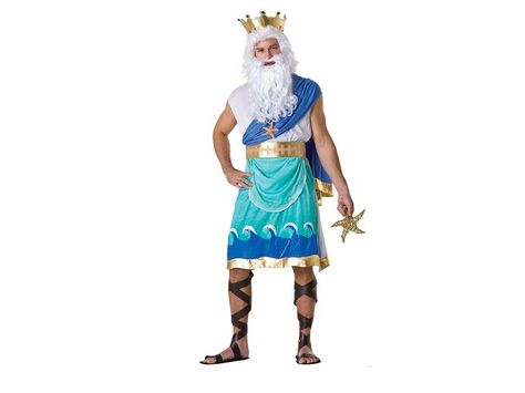 Poseidon Costume King Triton Costume, Poseidon Costume, Greek Mythology Costumes, Merman Costume, Mythology Costumes, God Costume, Greek God Costume, Sea Costume, Apple Costume