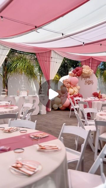 440 likes, 2 comments - partypowersinc on July 2, 2024: "Flat Tents are perfect for the summer ☀️
.
20x30 Flat Tent with Drapes 
.
Balloons 👉🏽 @gigilucreations 
.
#tent #babyshower #party #rentals". Tent Birthday Decoration, Babyshower Party, Birthday Decoration, Party Rentals, Be Perfect, Tent, Party Ideas, Balloons, Fabric