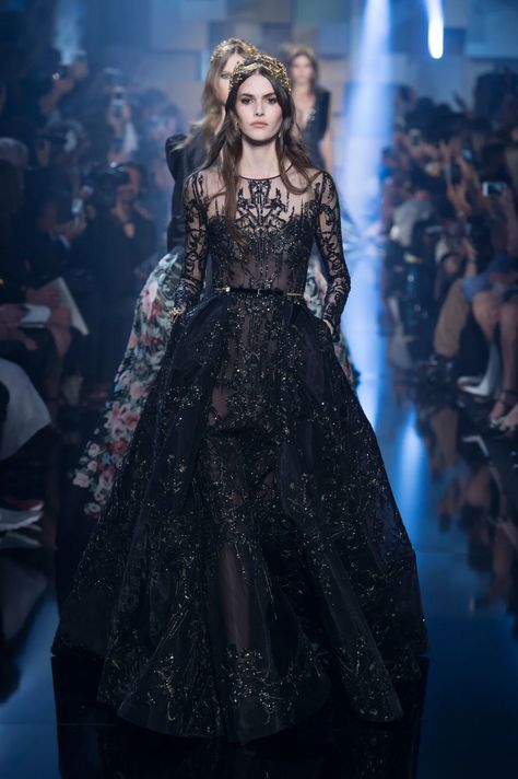 Elie Saab 2014, Pretty Gowns, Elie Saab Haute Couture, Couture 2015, Princess Prom Dresses, Elie Saab Couture, Unique Prom Dresses, Blue Wedding Dresses, Couture Gowns