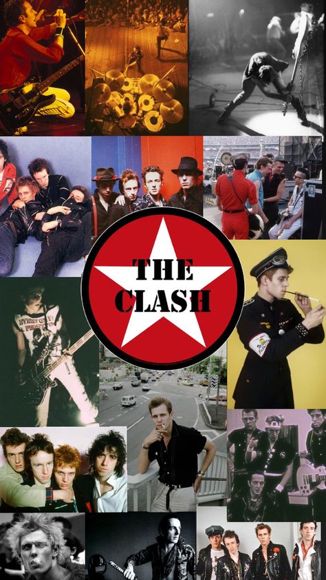 The Clash Wallpapers, The Clash Aesthetic, The Clash Poster, Punk Rock Wallpaper, The Clash Band, Memorabilia Display, British Punk, Johnny Rotten, Sid Vicious