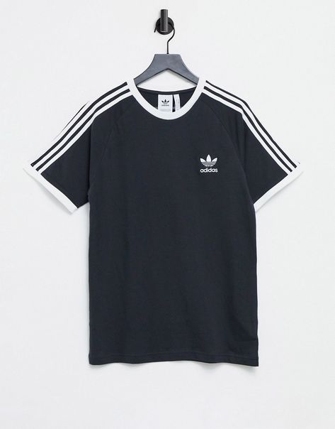 T-shirt by adidas Coming soon to your Saved Items Crew neck Raglan sleeves adidas logo embroidery to chest 3-Stripes branding Regular fit True to size Adidas Tshirt, Adidas Tee, Stripe T Shirt, Compression Tights, Adidas Outfit, Dream Style, Adidas Shirt, Saved Items, Knitted Tshirt