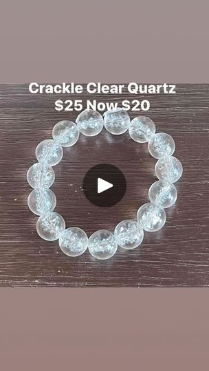 Crackle Clear Quartz Bracelet $25 Now $20                                               14mm.  Clear Quartz is a master healer. It helps enhance psychic abilities, memory, concentration, balance, immune system, harmony, healing, clarity calmness, amplify energy, releases and regenerates energy, negativity, radiation, soul cleanser, organs, connects dimensions, unlocks memory, balances body, patience, prosperity, emotional, spirituality, metabolism, weight loss, toxins, purpose, clears blockages, chakras. Chakra: Crown.                     http://gemoholics.square.site  #gemoholics #gemoholicsproducts #crystaltips #crystalcarving #healingcrystals #healingstones #crystalcarvings #gemoholics #bracelet #gemstone #crystal #crystals #gemstones #jewelry #jewellery #products Gemoholics Gemoholics Enhance Psychic Abilities, Clear Quartz Bracelet, Gemstones Jewelry, Bracelet Gemstone, Psychic Abilities, Quartz Bracelet, Healing Stones, Clear Quartz, Immune System