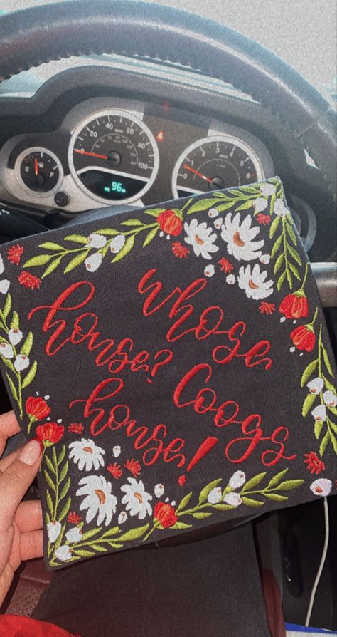 Embroidered Graduation Cap, Graduation Cap Designs Mexican, Mexican Graduation Cap, High School Graduation Cap, College Graduation Cap Decoration, Diy Graduation Cap, Diy Graduation, Cap Decoration, Graduation Cap Designs