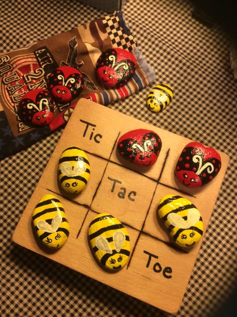 Tic Tac Toe, Ticks, Billiard Balls, Billiard Table, Wood Burning, Billiards, Painted Rocks, Square, Wood