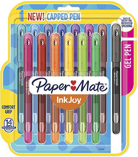 Papermate Gel Pens, Papermate Flair Pens, Papermate Inkjoy Gel Pens, Paper Mate Pens, Paper Mate Flair, School Suplies, Flair Pens, Gel Pens Set, Paper Mate