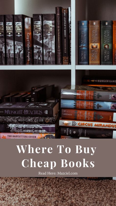 bookshelf filled with books of different genres Half Price Books, Where To Buy Books For Cheap, Where To Buy Books, Cheap Books Online, Buying Books, City Of Glass, Tbr Pile, Cheap Books, Book Haul