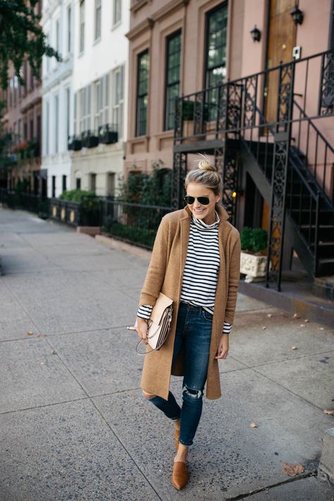 Camel Cardigan Outfit, Styled Snapshots, Camel Coat Outfit, Camel Sweater, Styling Clothes, Pijamas Women, Madewell Style, Madewell Cardigan, Nyc Outfits