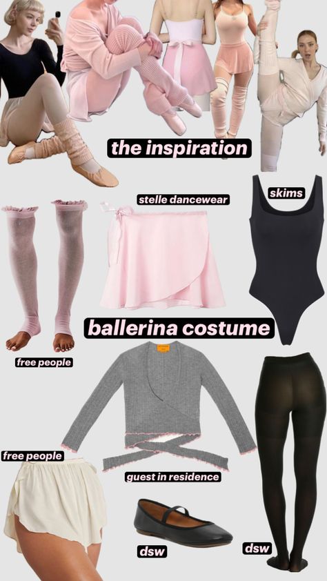 Ballerina Halloween, Ballerina Halloween Costume, Halloween Costume Inspiration, Ballerina Costume, Ballerina Style, College Halloween, Outfit Halloween, Business Casual Outfits For Women, Halloween Cute