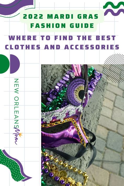 "As a plus-size mom, I like to be festive as well. Here are a few of my favorite boutiques, clothing stores, and jewelry shops that carry sizes for us busty gals!" #MardiGras #Mardigrasfashion #fashion Mardi Gras Fashion, Fashion Guide, Purple Outfits, Second Line, All Things Purple, Clothing Stores, Clothes And Accessories, Purple Gold, Festival Captain Hat