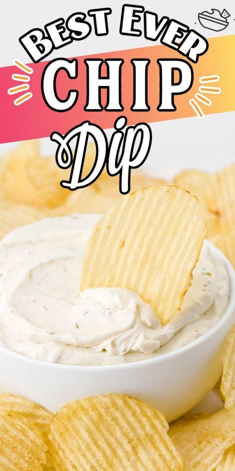 Best Potato Chip Dip, Potato Chip Dip, Homemade Chip Dip, Chip Dip Recipe, Easy Chip Dip, Best Chip Dip, Dip For Potato Chips, Homemade Horseradish, Chip Dip Recipes