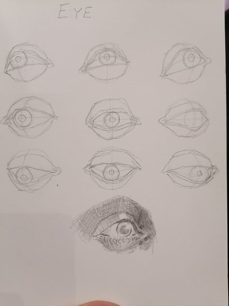 Exercise drawing for eyes in different directions Eye Movement Drawing, Exercise Drawing, Movement Drawing, For Eyes, Drawings, Art