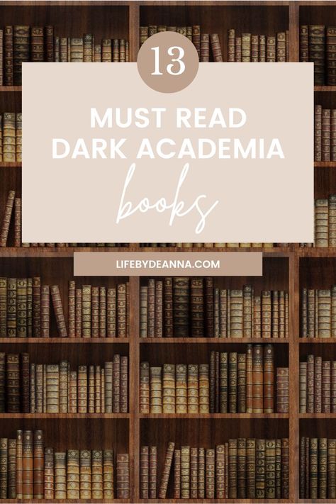 Ready for fall and getting in a spooky mood? Check out this post with 13 dark academia books. You NEED to read these dark, spooky, and captivating books this fall (or anytime you need those spooky vibes) Dark Academia Books To Read, Love Dark Academia, Books For Fall, Academia Books, Dark Academia Book, Dark Academia Books, Love Dark, Fallen Book, Ready For Fall