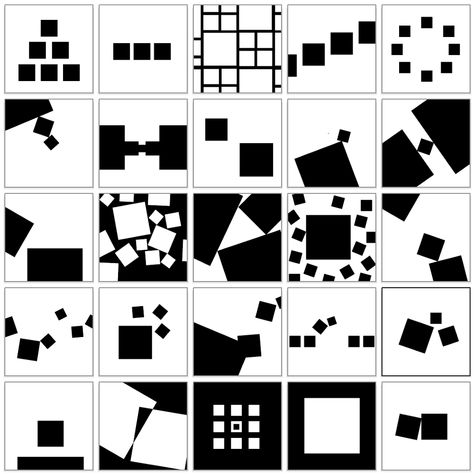 Project 2: Form & Composition - Communication Design Fundamentals S18 - Medium Design Principles In Architecture, 2d Design Composition, Composition Illustration, Basic Design Principles, Buch Design, Design Composition, Geometric Pattern Art, Elements And Principles, Design Basics