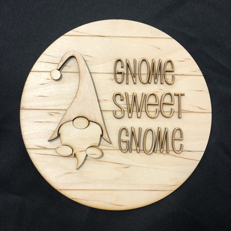 Shiplap DIY Gnome Wooden Sign. Gnome Sweet Gnome Farmhouse Decor. Paint It Yourself. by CandAEngraving on Etsy Shiplap Diy, Gnome Sweet Gnome, Personalized Mens Wallet, Diy Gnome, Shiplap Sign, Diy Shiplap, Memorial Wind Chimes, Engraved Wallet, Man Cave Signs