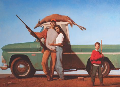 Bo Bartlett’s Realist Paintings Make America Seem More Southern – ARTnews.com Claudio Bravo, American Realism, Realism Artists, Southern Art, American Gallery, Figurative Kunst, Bo Bartlett, History Painting, Contemporary Portrait