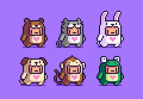 32 X 32 Pixel Art Character, 8bit Game Design, 32 Pixel Character, Pixel Art Characters 32x32, Pixel Character Design, Pixel Art Game Character, Pixel Art Character Design, Mascot Design Ideas, Pixelart Character