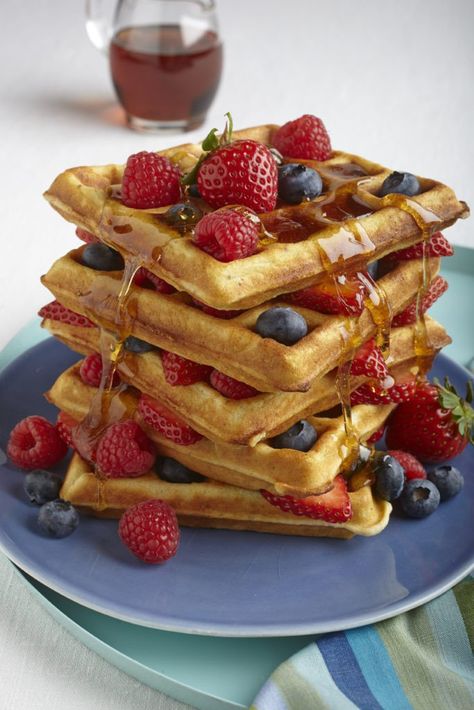 Waffles – Pamela's Products Makanan Diet, Food Babe, Snacks Saludables, Pancake Mix, Waffle Recipes, Free Breakfast, Gluten Free Baking, Food Obsession, Cafe Food