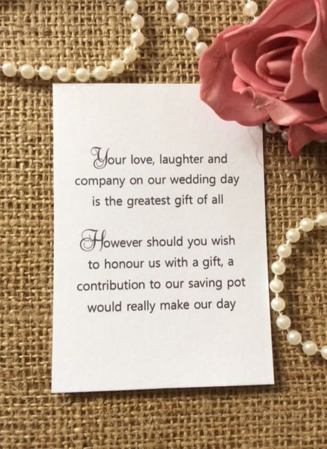 25 /50 WEDDING GIFT MONEY POEM SMALL CARDS ASKING FOR MONEY CASH FOR INVITATIONS Wedding Gift Poem, Money Poem, Wedding Cash Gift, Non Traditional Wedding Rings, Non Traditional Wedding Ring, Wedding Gift Money, Traditional Wedding Rings, Gift Money, Wedding Poems