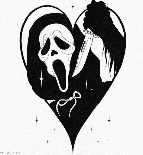 Tattoo Mafia, Beginner Tattoos, Horror Drawing, Scary Tattoos, Flash Tattoo Designs, Creepy Tattoos, Spooky Tattoos, Beautiful Tattoo, Horror Tattoo