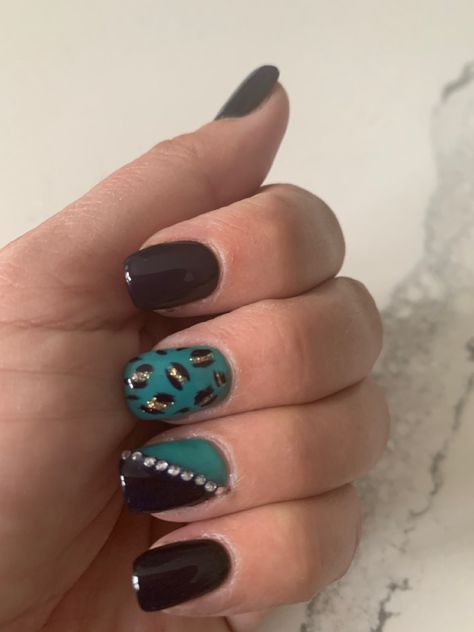 Jaguars Nails Jacksonville, Jaguar Nails Jacksonville, Jacksonville Jaguars Nails, Jaguar Nails, Jacksonville Jaguars Football, Sports Nails, Football Nails, Animal Print Nails Art, Boho Nails