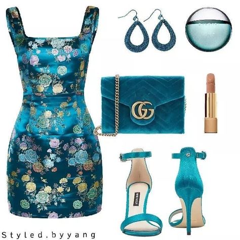 Turquoise Outfit Aesthetic, Turquoise Outfit, Effortlessly Chic Outfits, Elegante Casual, Virtual Stylist, Mode Inspo, Looks Chic, Kpop Fashion Outfits, Dressy Outfits