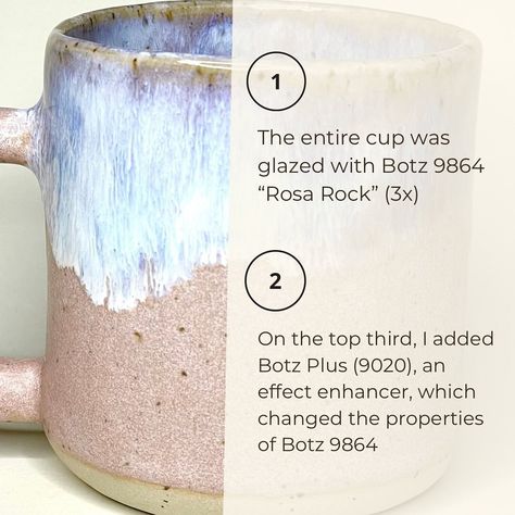 Happy Sunday everyone 🌞 this is my absolute favorite mug. I love how the glaze turned out! And it’s actually a pretty easy glaze combination. Find out how to recreate this glaze by swiping through the photos ➡️➡️➡️ #botzglazes #botzrosafels #botzplus #ceramics #ceramicglaze #glazeexplained #pottery #handbuiltceramics #slabbuiltceramics #slabbuilt #ceramicmug #glazetechniques Glazing Pottery, Glaze Combinations, Happy Sunday Everyone, New Crafts, Hand Built, Happy Sunday, Float, Ceramic Mug, Glaze