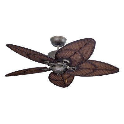 Emerson CF621 Batalie Breeze 52 in. Ceiling Fan Tropical Ceiling Fans, Three Season Porch, Bronze Ceiling Fan, Best Ceiling Fans, Antique Stain, Ireland Homes, Hunter Douglas, Kathy Ireland, Wicker Decor