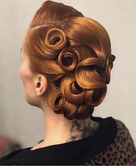 Hair Bump Tutorial, Dancesport Hair, Party Hairdo, Cabelo Pin Up, Short Hair Updo Tutorial, Dramatic Hair, Hollywood Hair, Rockabilly Hair, Hair Specialist