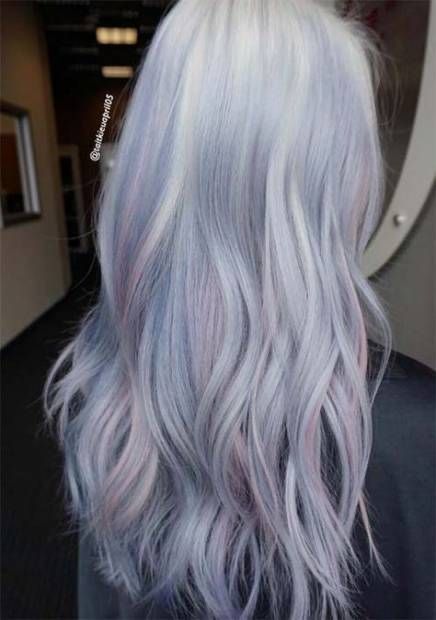 Hair Color White, Silver Hair Color Ideas, Grey Hair Color Silver, Grey Hair Wig, Granny Hair, Dyed Hair Pastel, White Hair Color, Silver Foxes, Lilac Hair