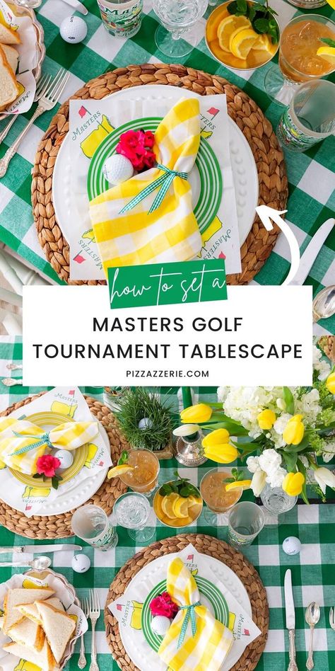 Golf Tournament Gifts, Wedding Shower Food, Masters Golf Tournament, Golf Theme Party, Golf Party Decorations, Golf Watch, Golf Diy, Golf Birthday Party, Tennis Party