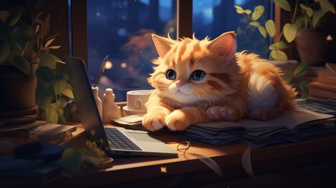 Cute Orange Cat HD Desktop Wallpaper by Laxmonaut Kirby Wallpaper, Cute Orange Cat, Hd Desktop Wallpaper, Hd Desktop, Orange Cat, Kirby, Desktop Wallpaper, Cute Wallpapers, Laptop