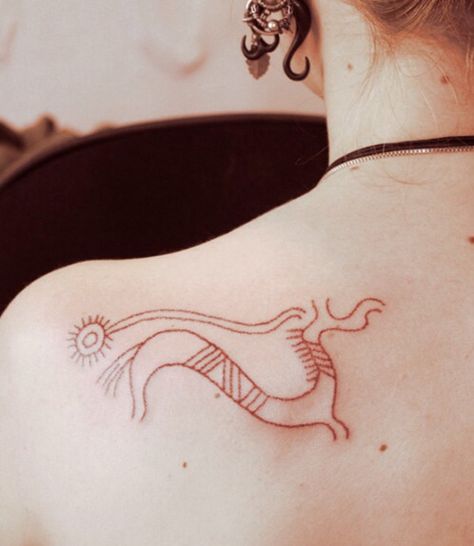 My bronze age sunhorse tattoo done by Andreas H. Gundesen Bronze Age Tattoo, Bronze Age Art, Archaeology Tattoo, Bronze Tattoo, Age Tattoo, Magick Symbols, Under My Skin, Character Inspo, Bronze Age