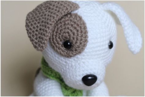 Crochet Amigurumi Puppy Dog – Jack Pup Amigurumi Puppy, Crochet Animals Free Patterns, Russell Terrier, Jack Russell Terrier, Crochet Animals, Puppy Dog, Jack Russell, Free Patterns, Crochet Amigurumi