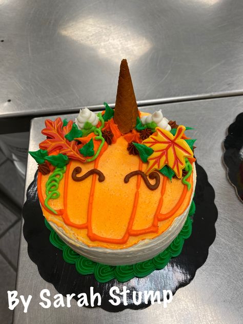 Birthday Sheet Cakes, Fall Cakes, Unicorn Cake, Halloween Cakes, Round Cakes, Sheet Cake, Christmas Cake, Fall Pumpkins, Cake Designs