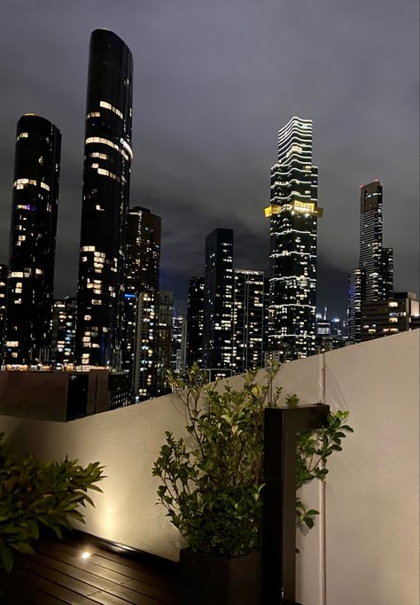 Apartment View Night, City Aesthetics, Melbourne Apartment, Apartment View, After Dark, Willis Tower, Aesthetic Pictures, Melbourne, Affirmations