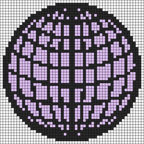 Disco Ball Alpha Pattern, Mirrorball Cross Stitch, Celestial Alpha Pattern, Alpha Patterns Music, Album Alpha Pattern, Disco Ball, Alpha Patterns, Friendship Bracelet Patterns, Bracelet Patterns