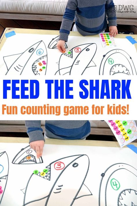 Counting activity for preschool, hands on counting game, number sense, Prek counting and number game for small groups  #preschool #toddler #easytoddlergames #prek #finemotor #prescooler Hands On Number Activities, Easy Toddler Games, Number Games For Kids, Counting Activities For Preschoolers, Breakfast Invitation, Easy Math Games, Counting Activities Preschool, Preschool Counting, Counting Activity