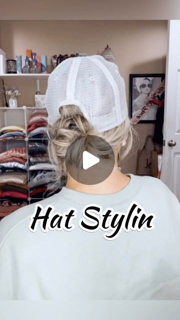 How To Wear A Hat With Short Hair Baseball Cap, Hairstyles With A Ball Cap, Hair Up With Baseball Hat, Bun With Baseball Caps, Hair With A Hat Baseball Caps, Hair In Ball Cap Style, How To Style Hair In A Baseball Hat, Hair In Baseball Cap Style, Hair Styles With A Hat Baseball Caps