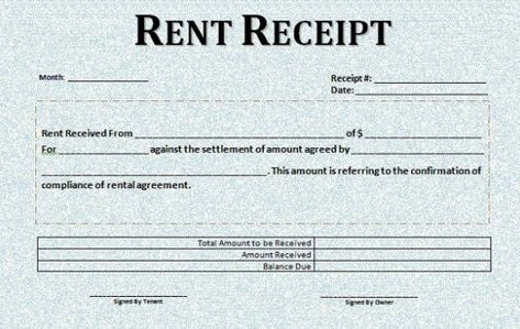 Rental Receipt, Microsoft Word Invoice Template, Rent Receipt, Free Receipt Template, Invoice Sample, Invoice Template Word, Flow Chart Template, Rental Property Management, Bill Template