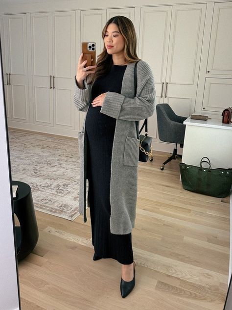 Abercrombie Maternity Haul - Cute 3rd Trimester Outfit Ideas! — by CHLOE WEN First Trimester Outfits Fall, Corporate Maternity Outfits, Maternity Business Casual Outfits, Winter Maternity Outfits For Work, Professional Pregnancy Outfits, Maternity Work Outfit Business Casual, Work Maternity Outfits, Maternity Cardigan Outfit, Pregnancy Office Outfits