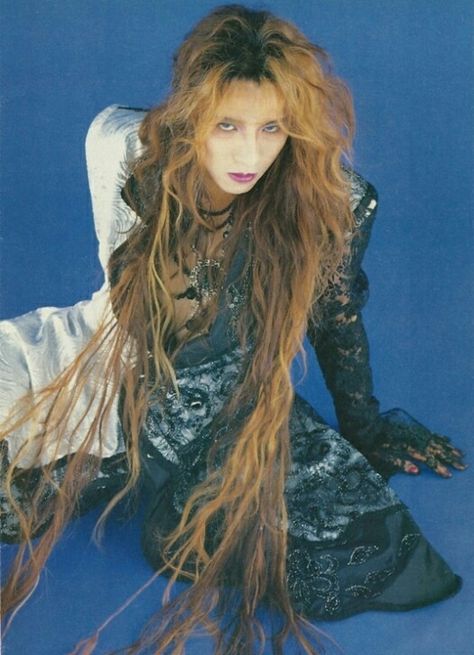 Yoshiki princess hair Yoshiki Hayashi, Long Hair Princess, Ma Cherie, X Japan, Kamijo, Kei Visual, Dir En Grey, Japanese Rock, Goth Aesthetic