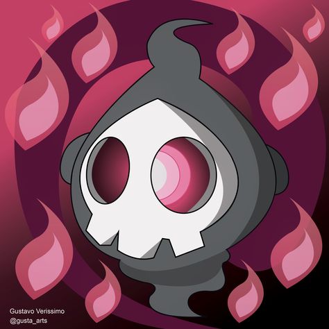 Pick a bone with Duskull Duskull Pokemon, Pokemon Team, Ghost Pokemon, Pokémon Art, Pokemon Tattoo, Phone Theme, Halloween Drawings, Pokemon Teams, Halloween Aesthetic