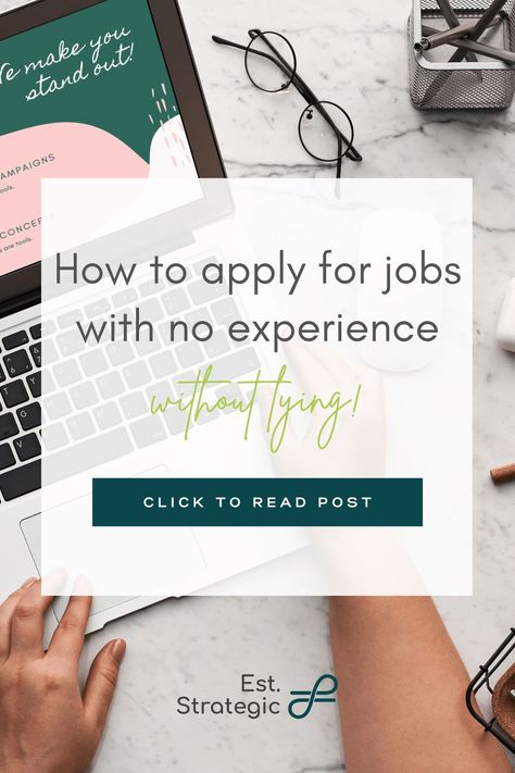 Job searching is hard but it gets even harder when you're fresh out of school and don't have any experience on your resume! Find out how to apply to jobs with no experience and still make a great impression on hiring managers! How To Apply For A Job, How To Get A Job With No Experience, Adulting Tips, Resume No Experience, Job Inspiration, Job Searching, Effective Resume, Job Advice, Women Inspiration