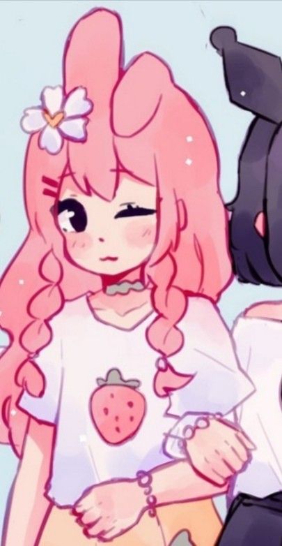 Sanrio Characters As Humans, Hello Kitty Aesthetic, Cute Simple Wallpapers, Simple Girl, Little Twin Stars, Simple Wallpapers, Sanrio Characters, My Melody, Cute Doodles