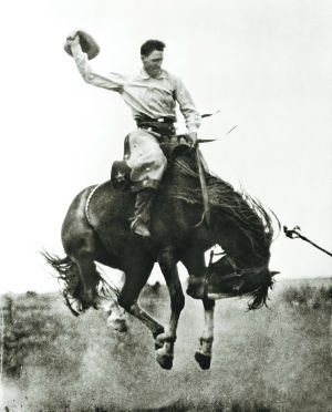 Unidentified cowboy on bucking horse, circa 1922-1934, Tex Austin Collection . Bronc Riding, Rodeo Cowboys, Real Cowboys, Bucking Bronco, Cowboy Horse, Western Life, Bull Riders, Bull Riding, Cowboy Art