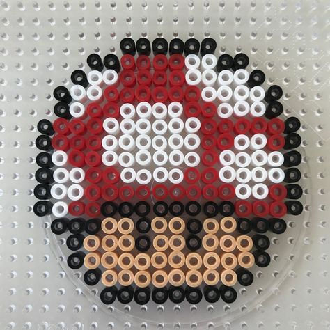 Seta Mario Bros Hama Beads Hanna Beads Patterns, Hama Beads Mario, Perler Bead Mario, Hamma Beads Ideas, Fuse Bead Patterns, Hama Beads Design, Diy Perler Bead Crafts, Perler Crafts, Hama Beads Patterns