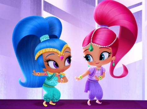 Shimmer And Shine Characters, Blythe Baxter, Duo Halloween Costumes, Gulab Jamun, Shimmer Shine, Female Cartoon, Favourite Characters, Nick Jr, Shimmer And Shine