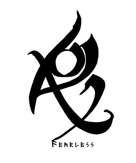 Runes Shadowhunter, Fearless Tattoo, Hunter Tattoo, 16 Tattoo, Rune Tattoo, Rune Symbols, Magic Symbols, Symbols And Meanings, Book Tattoo