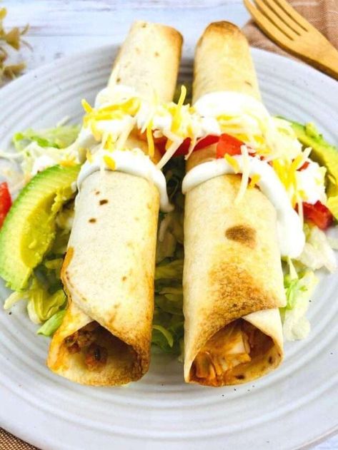 How to Make Baked Rolled Tacos - Made In A Pinch Rolled Tacos, Indian Tacos, Homemade Fries, Fry Bread, Twice Baked Potatoes, Ham And Cheese, Taco Tuesday, Aioli, Picky Eaters