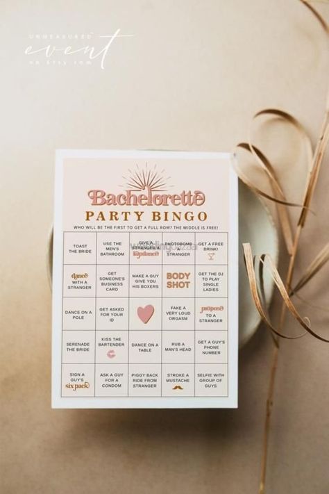 Presenting you latest & most fun bachelorette party games ideas. #weddingbazaar #indianwedding #bachelorettegamesfunny #bachelorettegamesideas #bachelorettegamesforsmallgroup #bachelorettegamesdrinkif #bachelorettegamesaskthegroom #bachelorettegamesneverhaveiever #bachelorettegamesfun #bachelorettegamesquestionsforgrooms #bachelorettegamesprizes #bachelorettegameswouldsherather #bachelorettegamesjenga #bachelorettegamesnight #bachelorettegamesclean #bachelorettegameshilarious #bachelorettegames Bachelorette Bingo, Brides Table, Bachelorette Game, Retro Bachelorette, Disco Queen, Bachelorette Party Weekend, Bachelorette Party Planning, Bachelorette Themes, Bridal Bachelorette Party